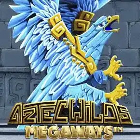 Aztec Wilds Megaways logo by Iron Dog Studio Spinko24