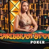 Play the Caribbean Stud Poker slot by Evolution on Spinko24