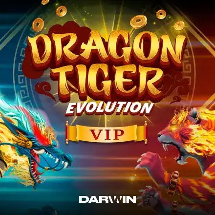Dragon Tiger Evolution VIP slot logo by Darwin Gaming at Spinko24