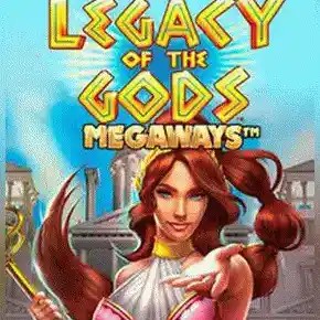 Legacy of Gods Megaways logo by Blueprint Gaming at Spinko24