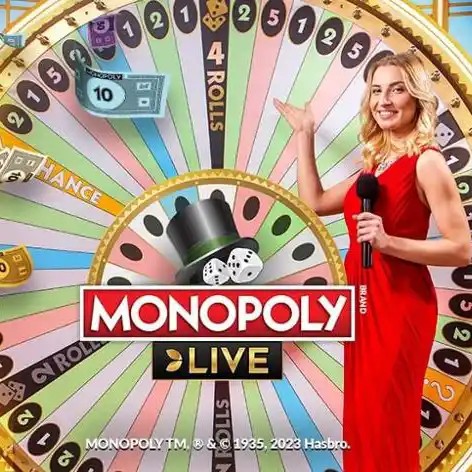 Enjoy Monopoly Live by Evolution – logo hosted on spinko24.vip