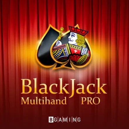 Multihand Blackjack Pro logo – Table Games by BGAMING at Spinko24