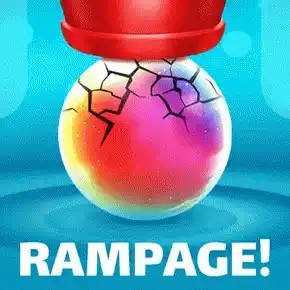 Official Crash Games logo: RAMPAGE! 94 by Gaming Corps at Spinko24