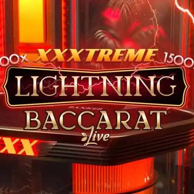 XXXtreme Lightning Baccarat slot logo by Evolution at Spinko24